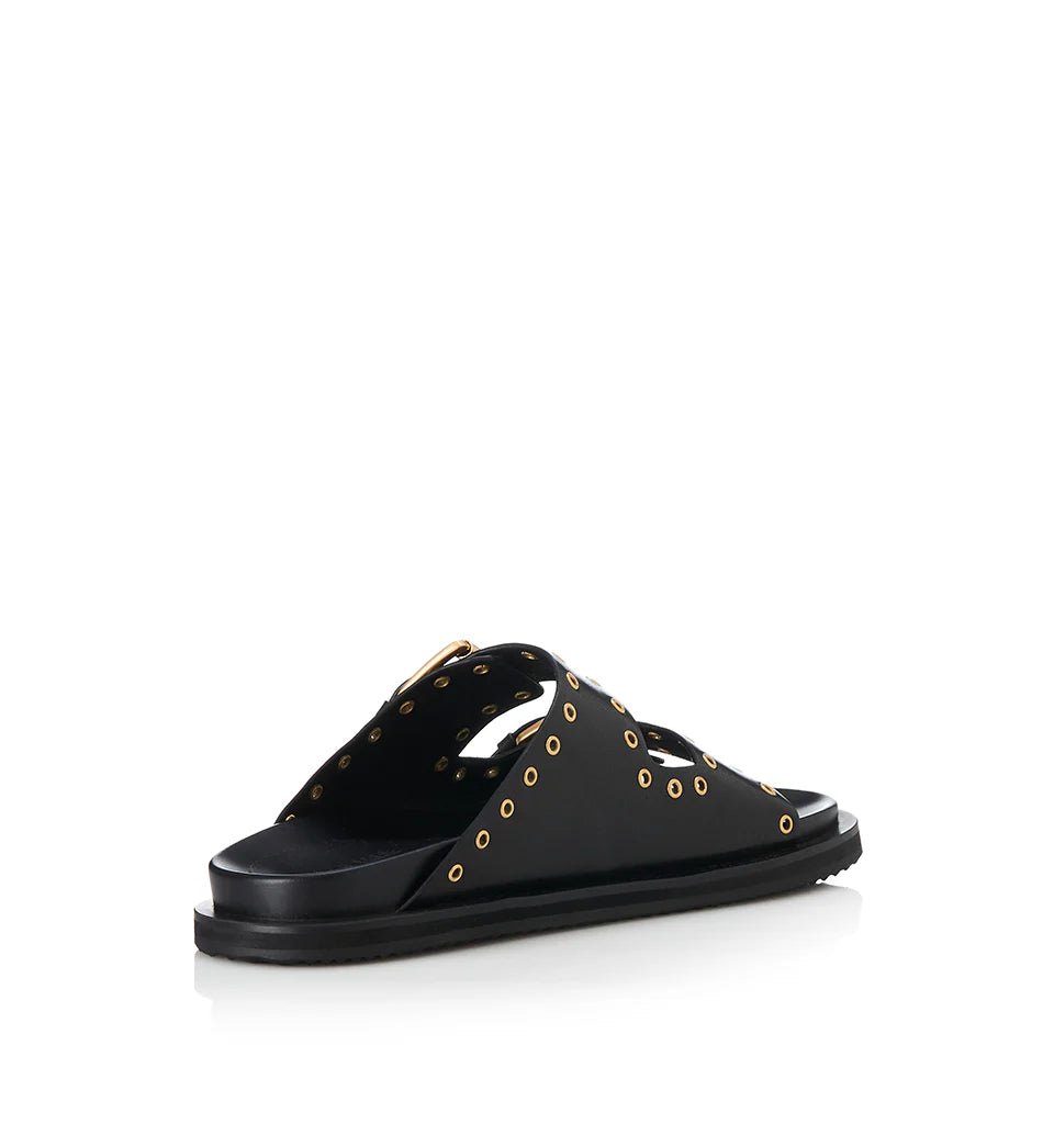 Alias Mae | Patsy Sandals - Black Leather