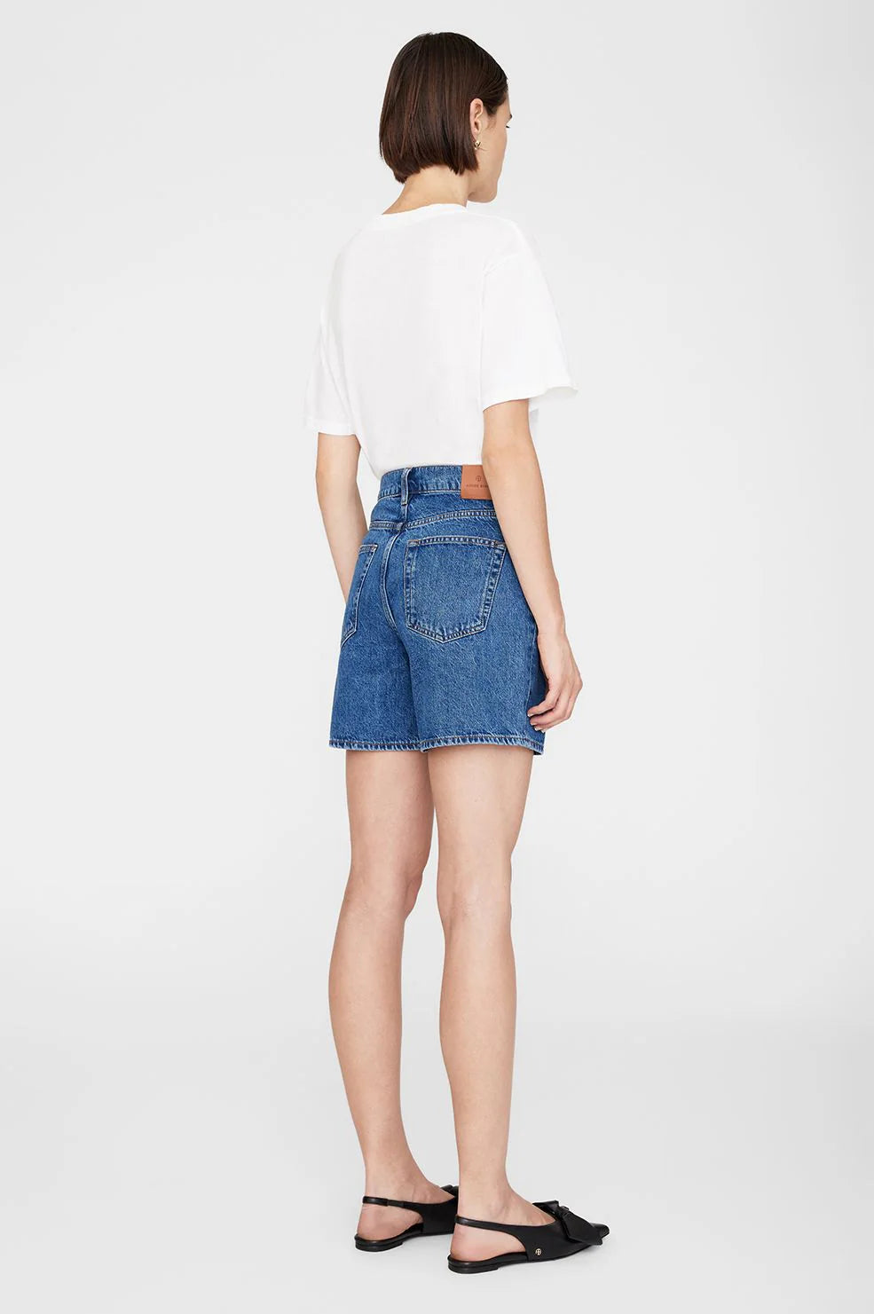 Anine Bing | Kat Denim Short - Medium Indigo