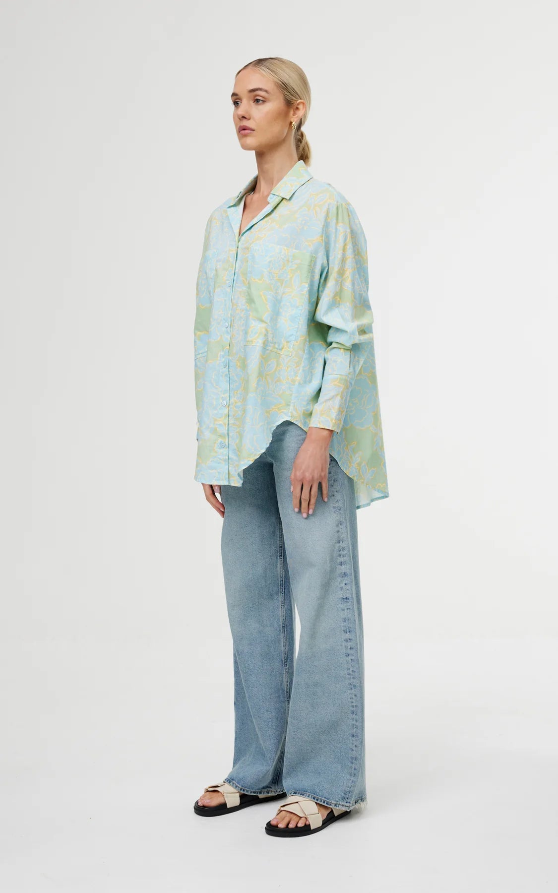 Kinney | Alma Shirt - Ocean Bloom