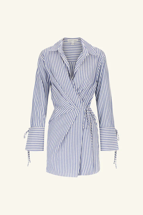 Shona Joy | Yasmine Drape Shirt Mini Dress