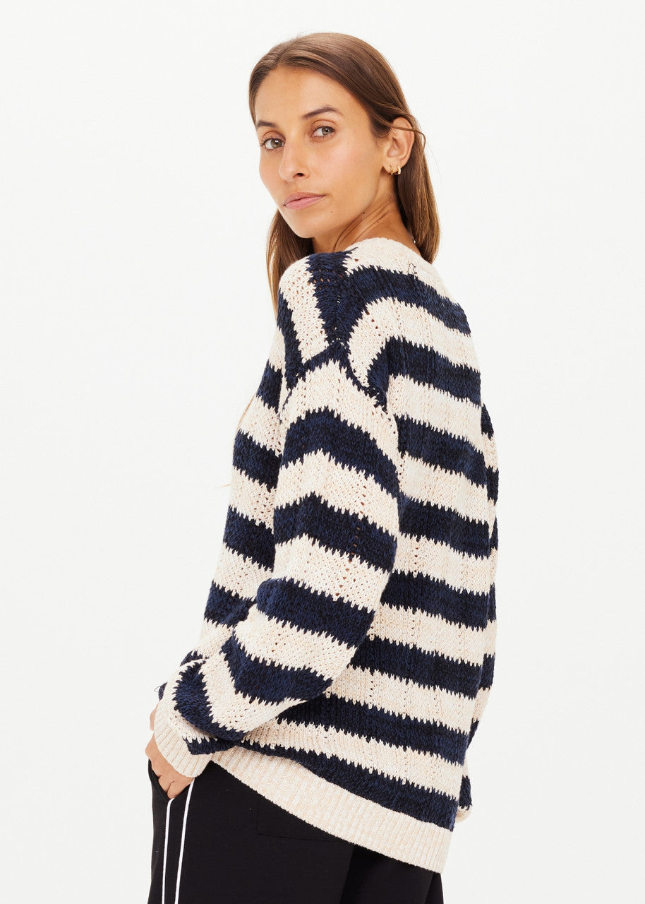 The Upside | Queens Boo Knit - Stripe