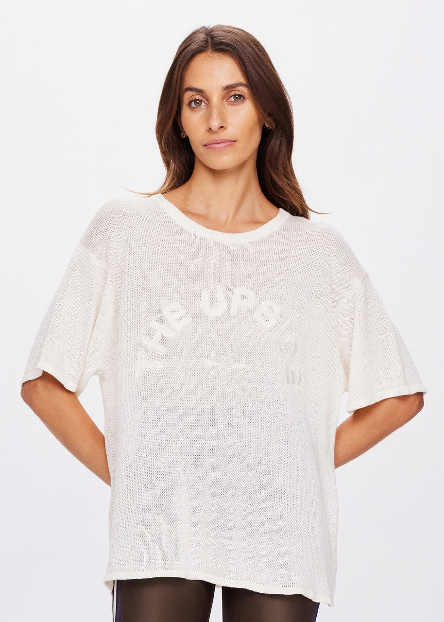 The Upside | Knitted Sammi Tee - Creme