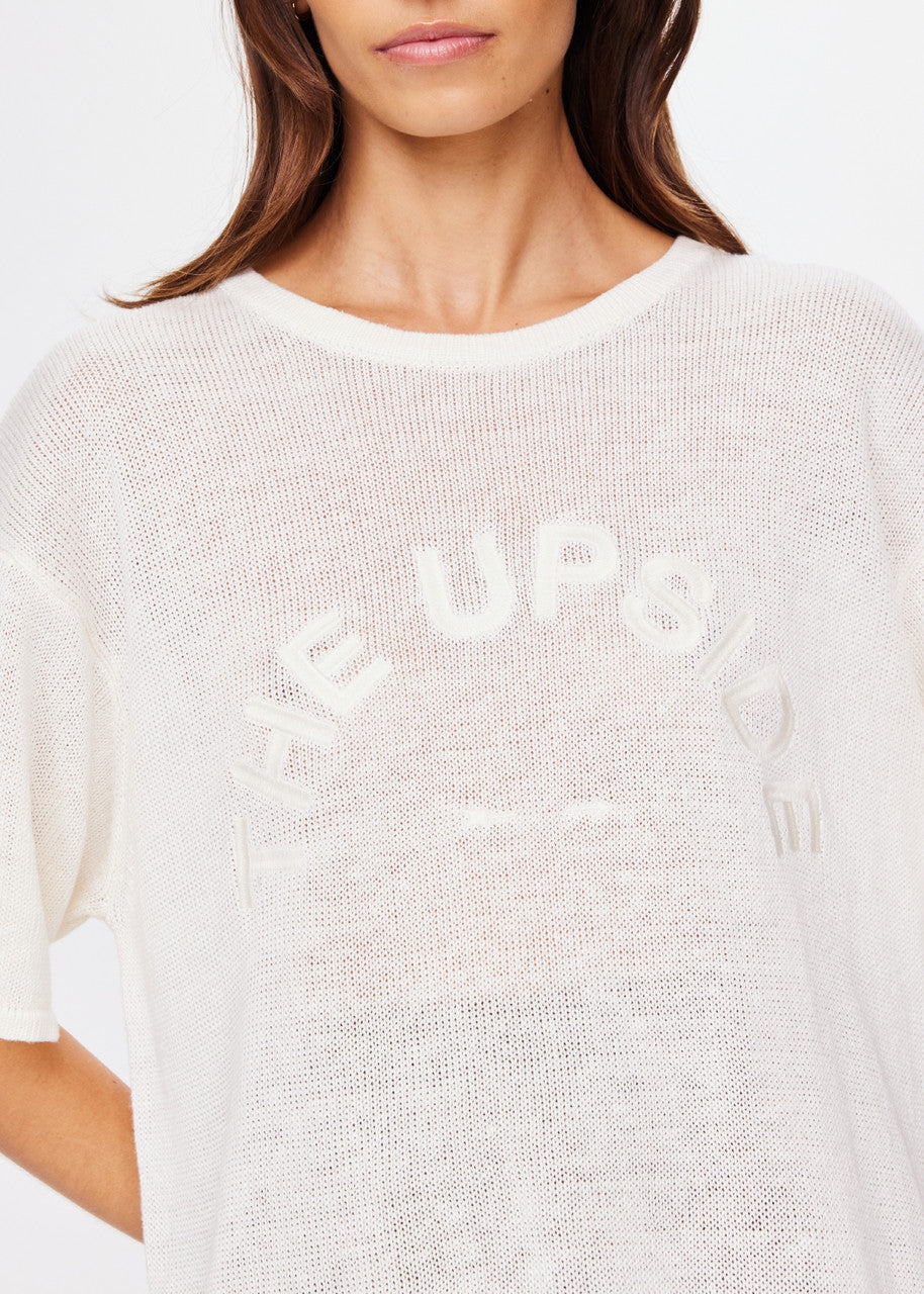 The Upside | Knitted Sammi Tee - Creme