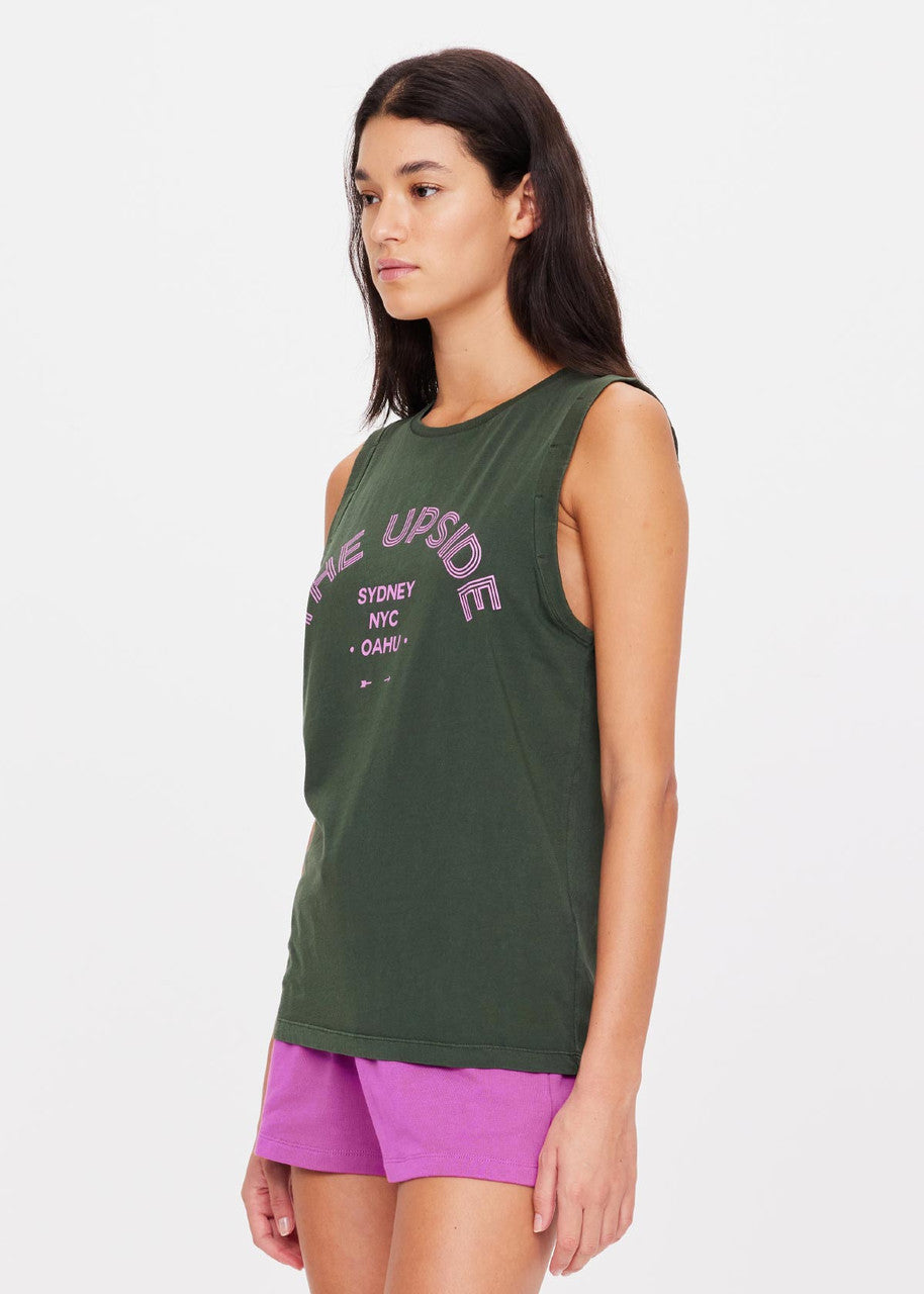 The Upside | Jetset Jeet Tank - Deep Forest