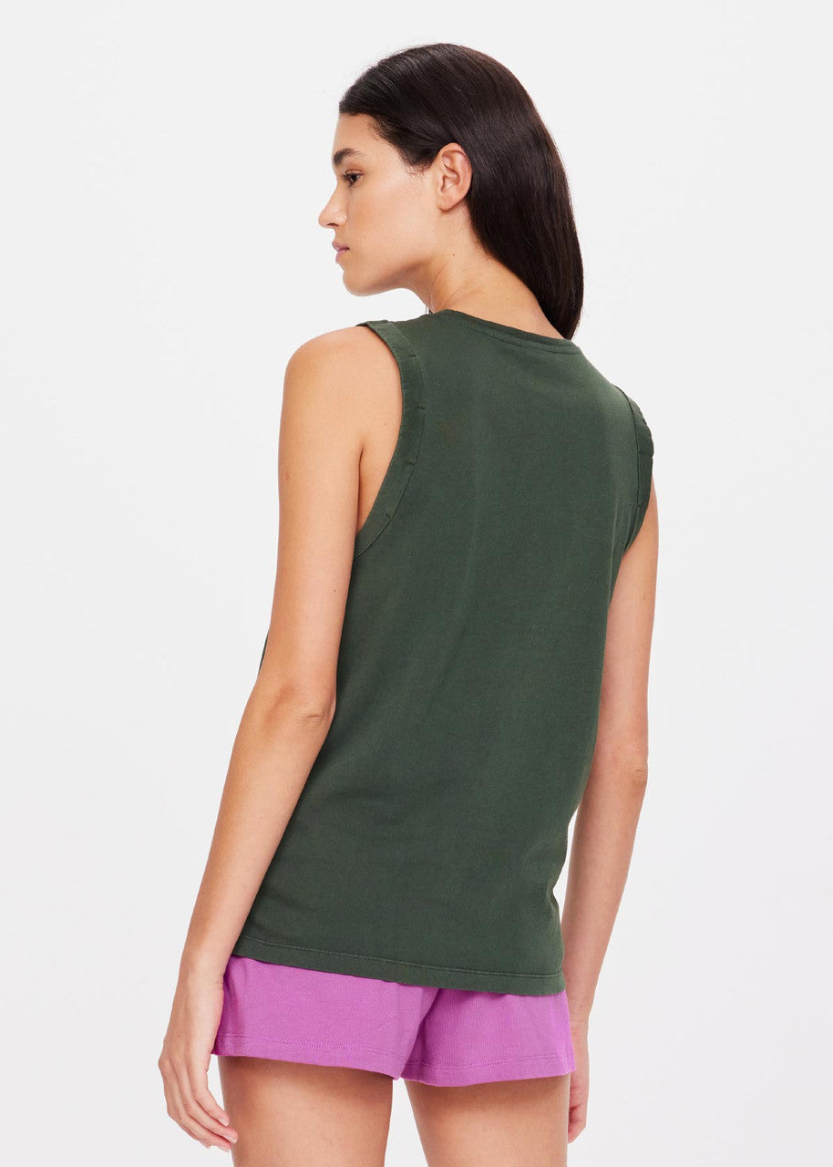 The Upside | Jetset Jeet Tank - Deep Forest