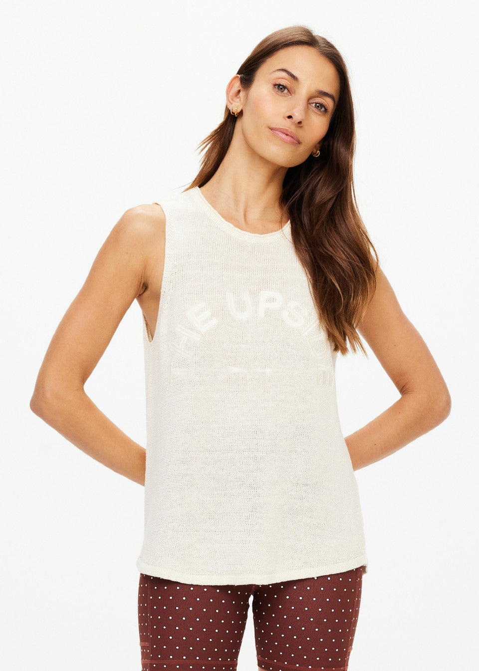 The Upside | Knitted Tara Tank - Natural