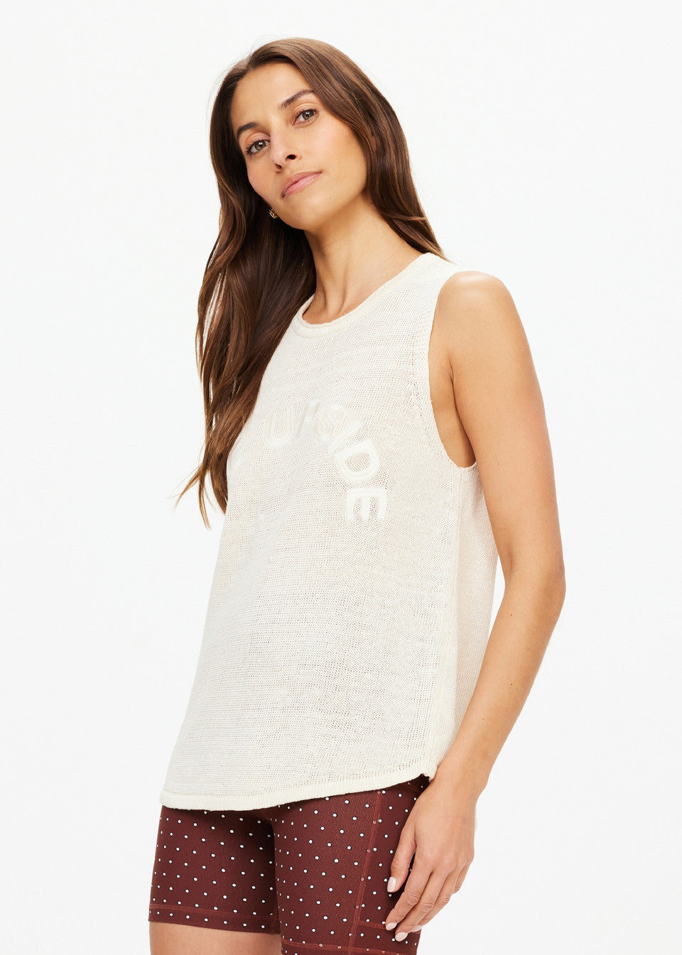 The Upside | Knitted Tara Tank - Natural