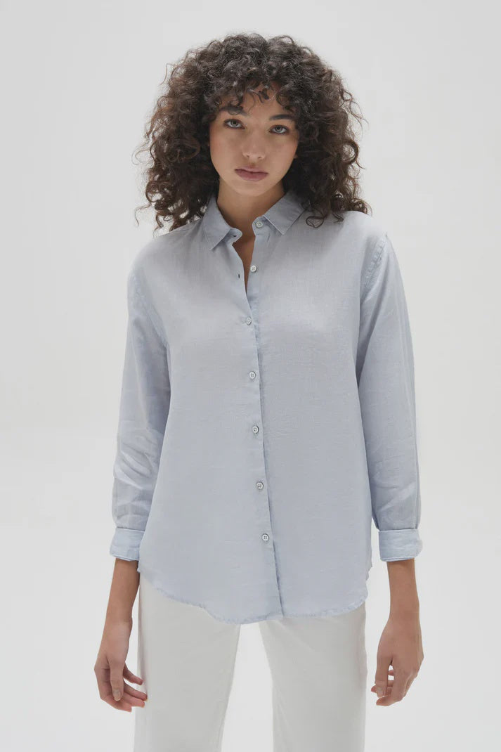 Assembly Label | Xander Long Sleeve Shirt - Blue Haze