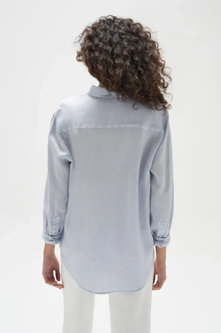 Assembly Label | Xander Long Sleeve Shirt - Blue Haze