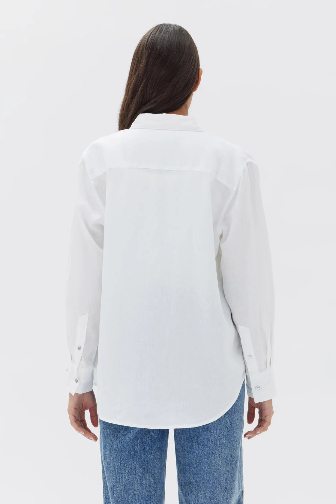 Assembly Label | Xander Linen Shirt -  White