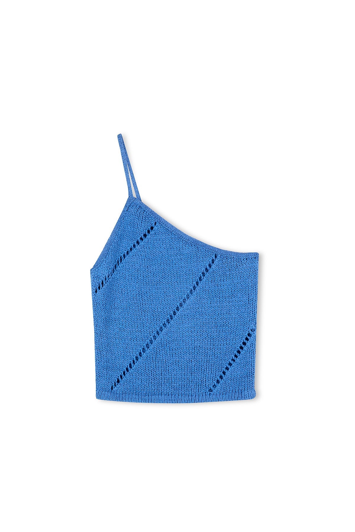 Zulu & Zephyr | Lattice Knit Top - Ocean Blue