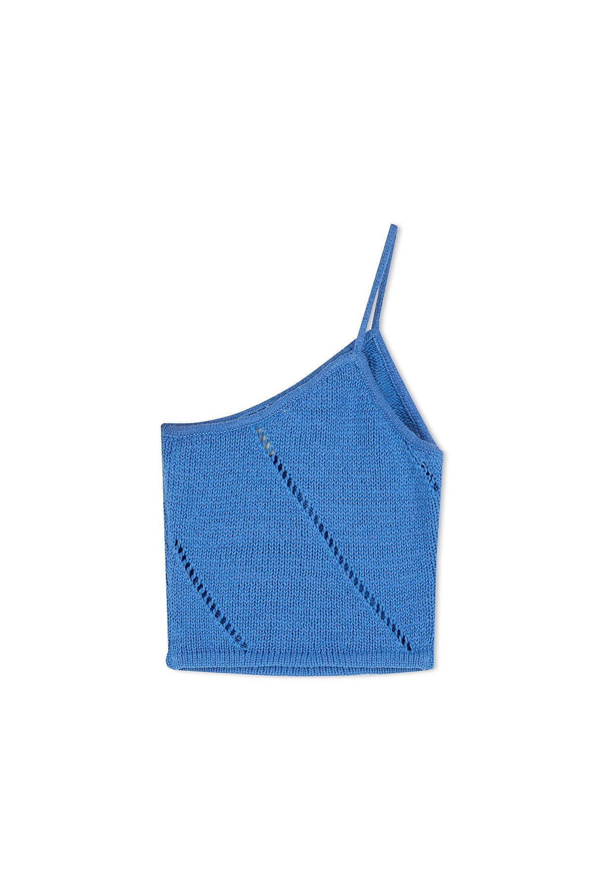 Zulu & Zephyr | Lattice Knit Top - Ocean Blue