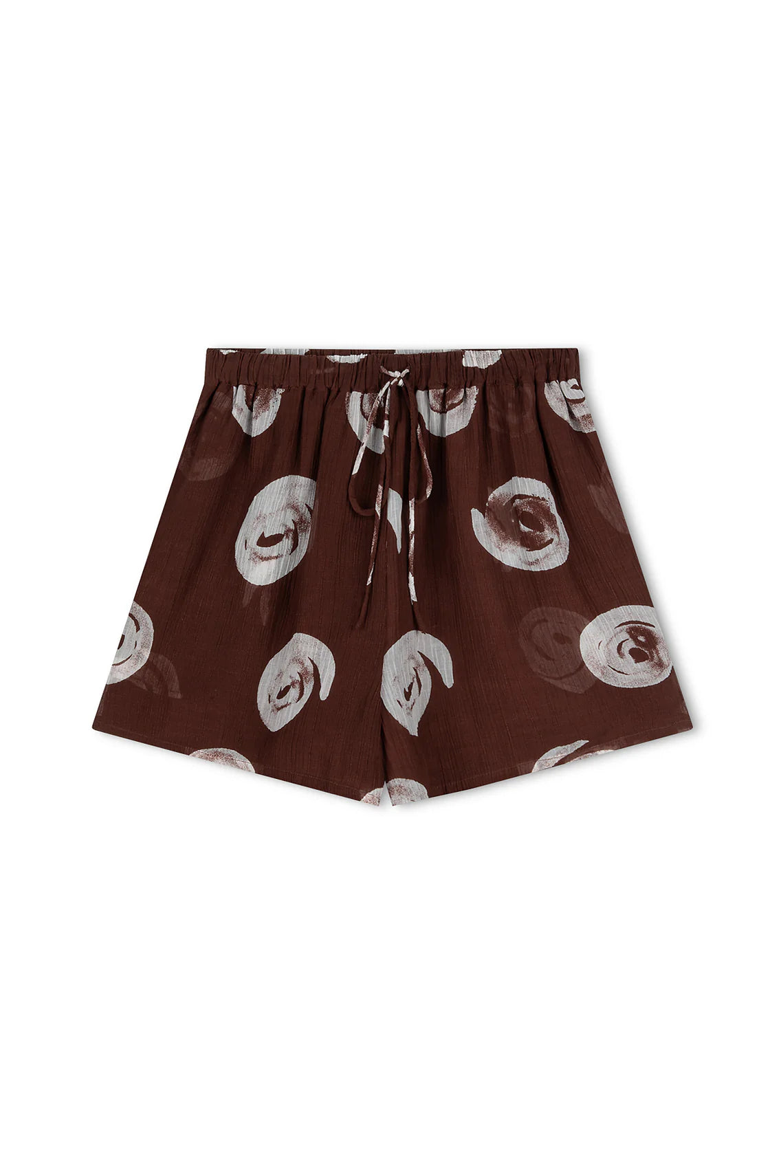 Zulu & Zephyr | Sheer Textured Short - Cocoa Swirl