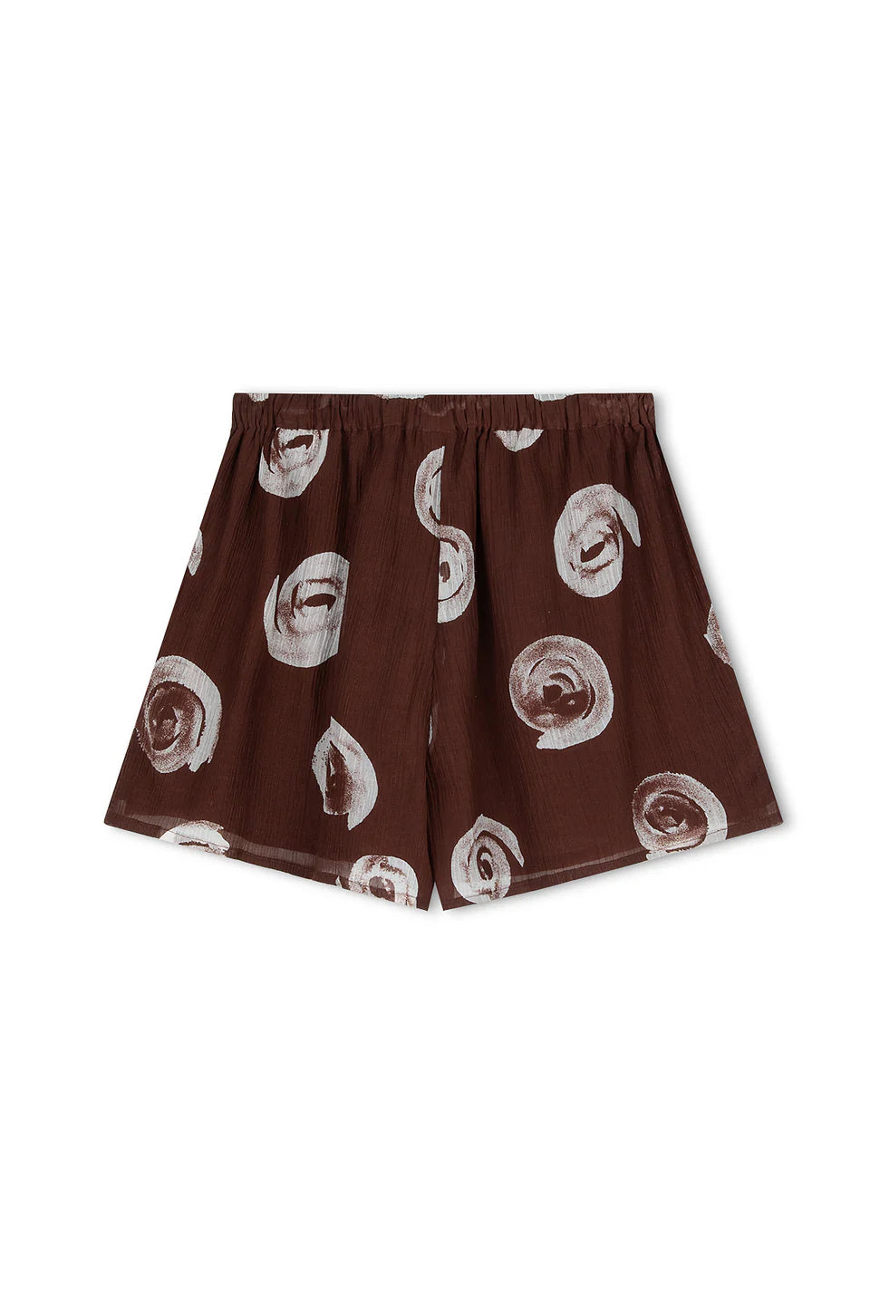 Zulu & Zephyr | Sheer Textured Short - Cocoa Swirl