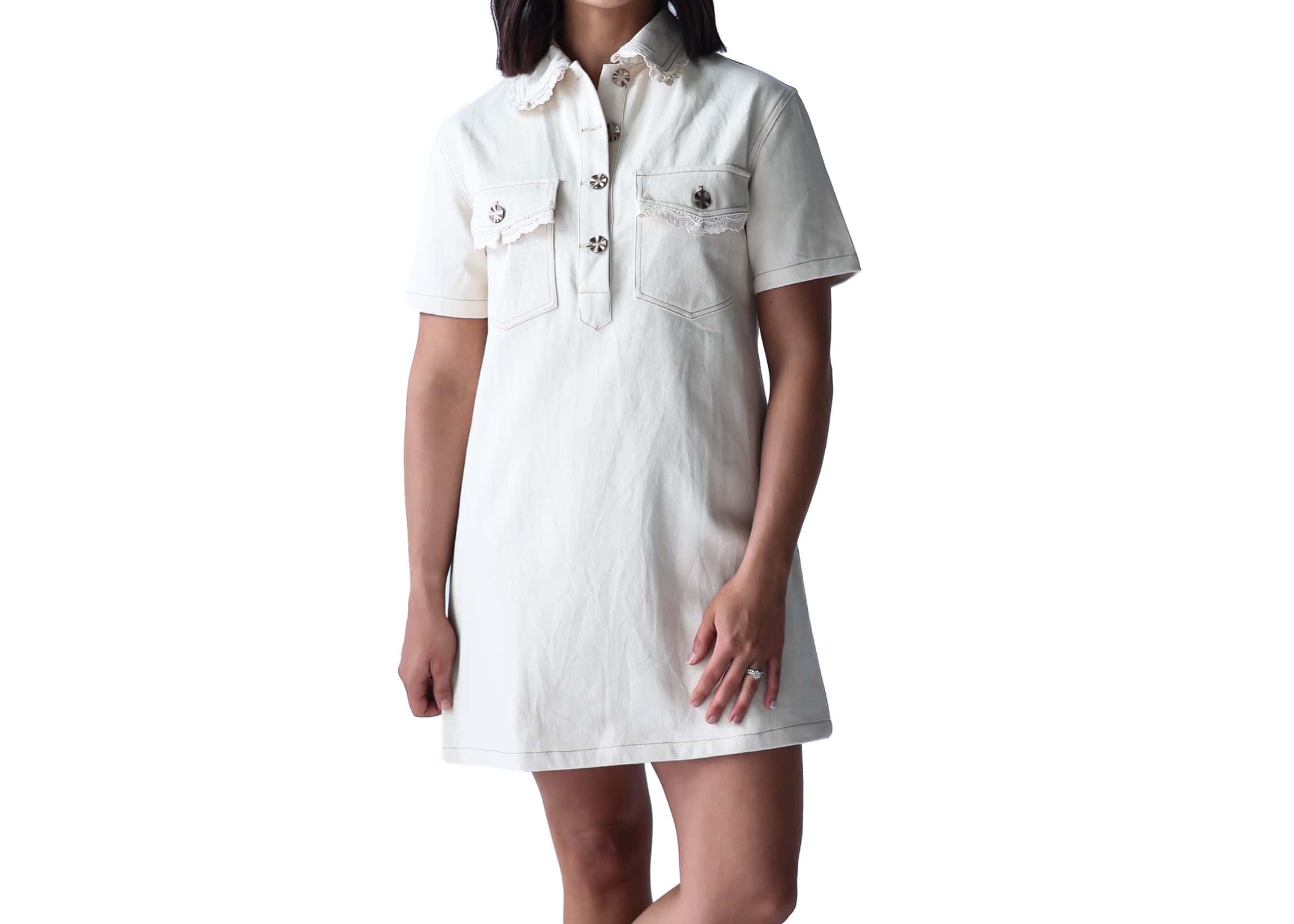 A.Studio Dresses - Casual Lumi Denim Dress - Cream