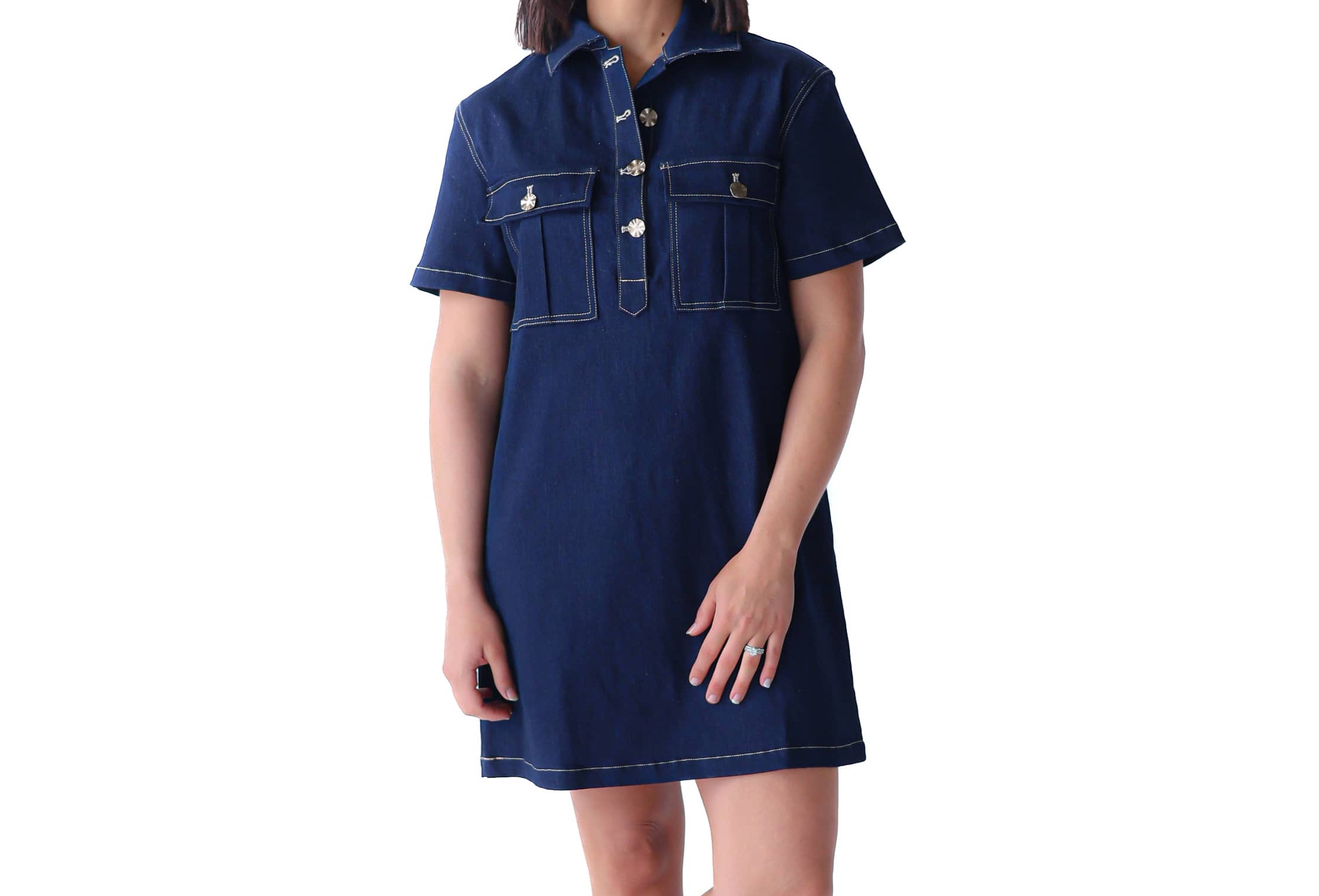 A.Studio Dresses - Casual Lumi Denim Dress - Deep Indigo