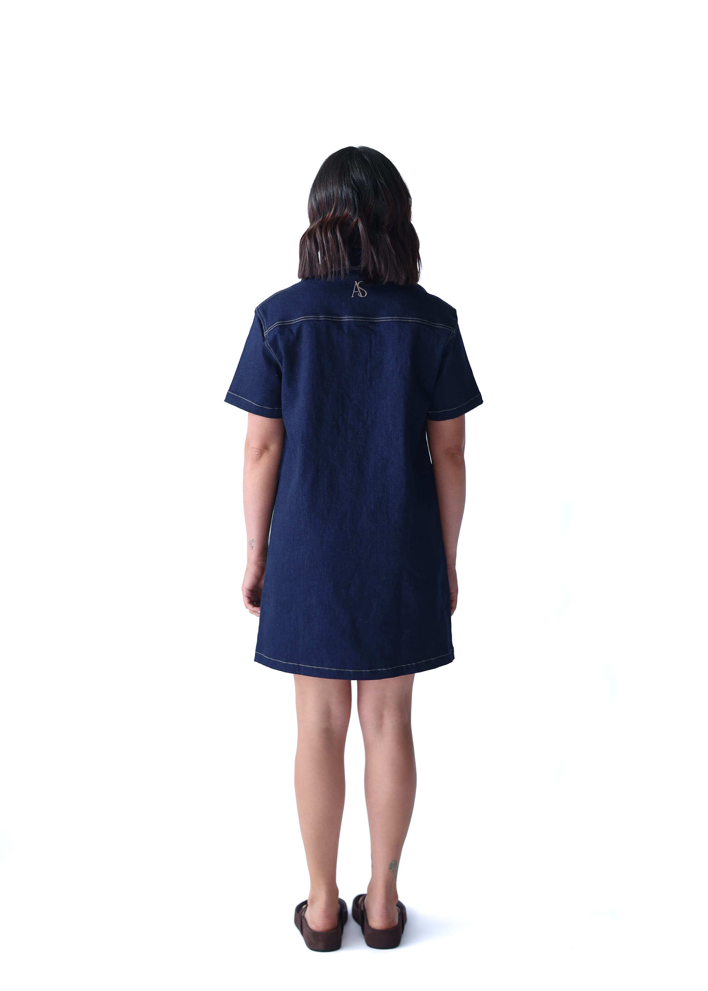 A.Studio Dresses - Casual Lumi Denim Dress - Deep Indigo
