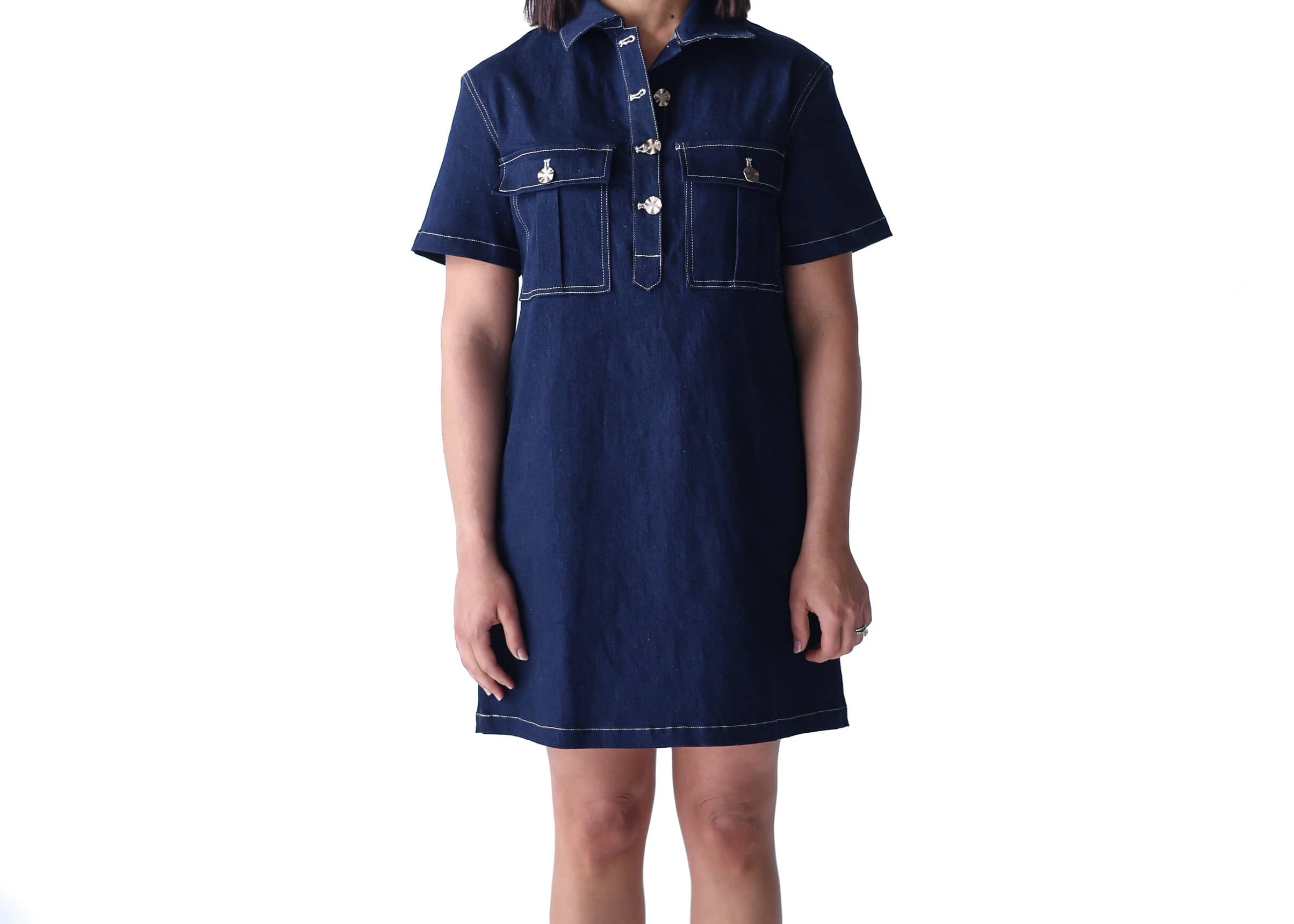 A.Studio Dresses - Casual Lumi Denim Dress - Deep Indigo