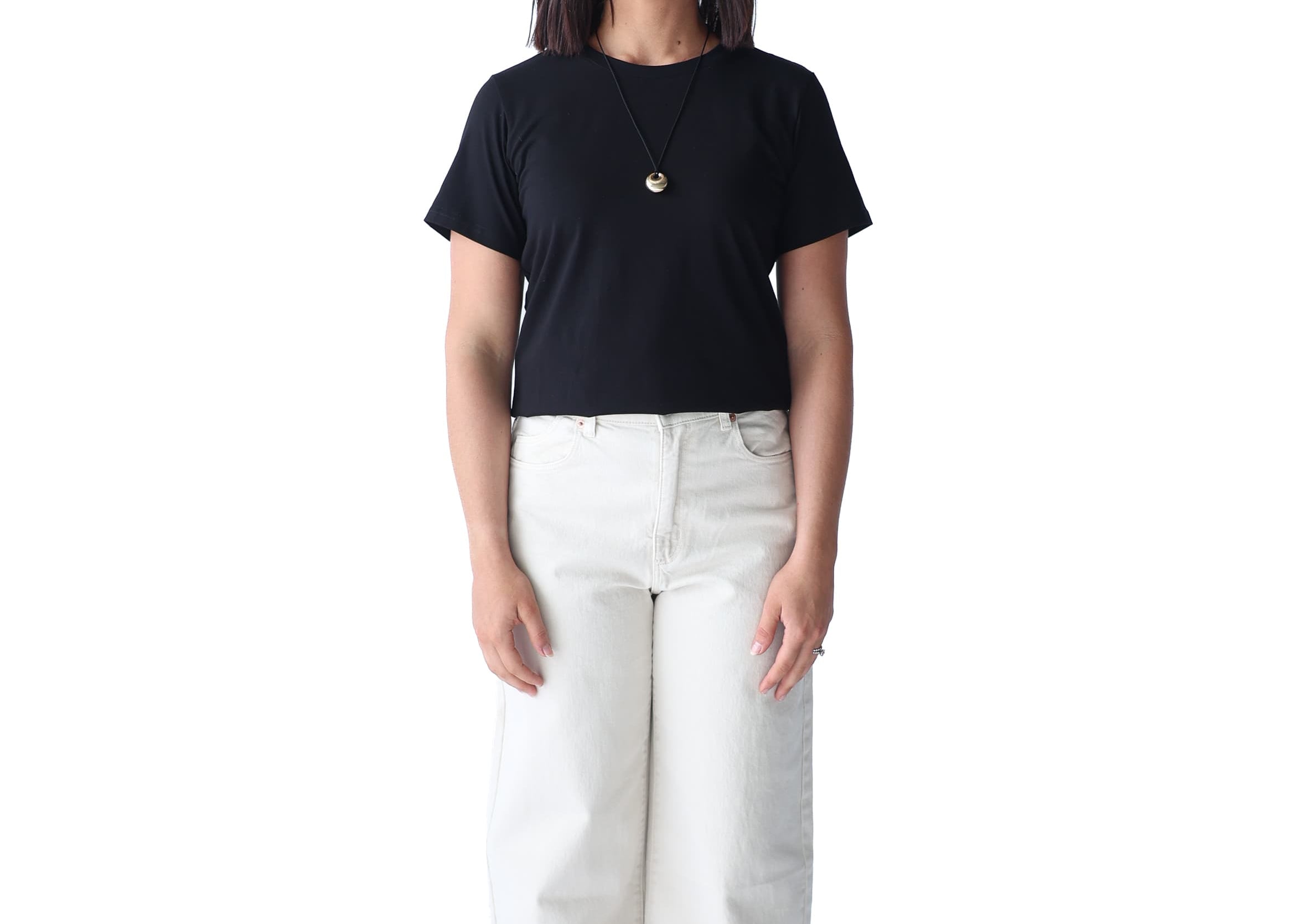 A.Studio Tees Lou Slim Tee - Black