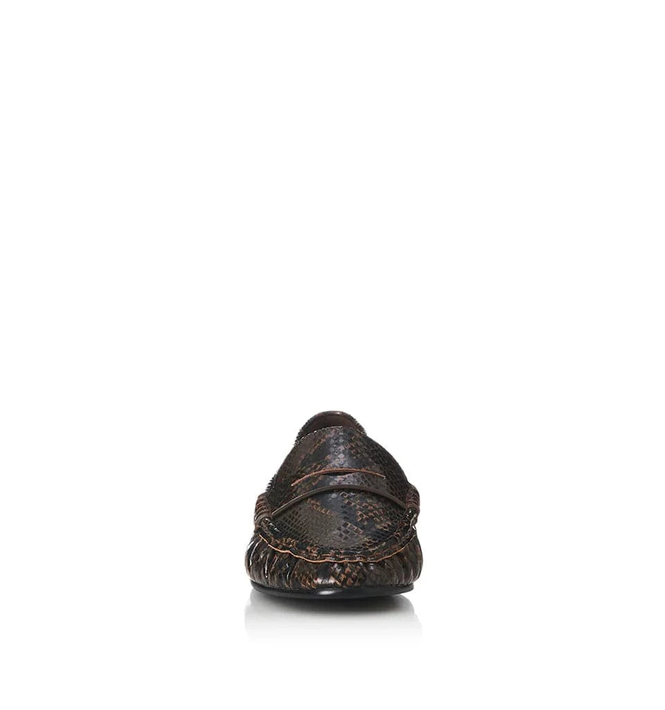 Alias Mae Flats Alias Mae | Ivana Loafer - Choc Snake