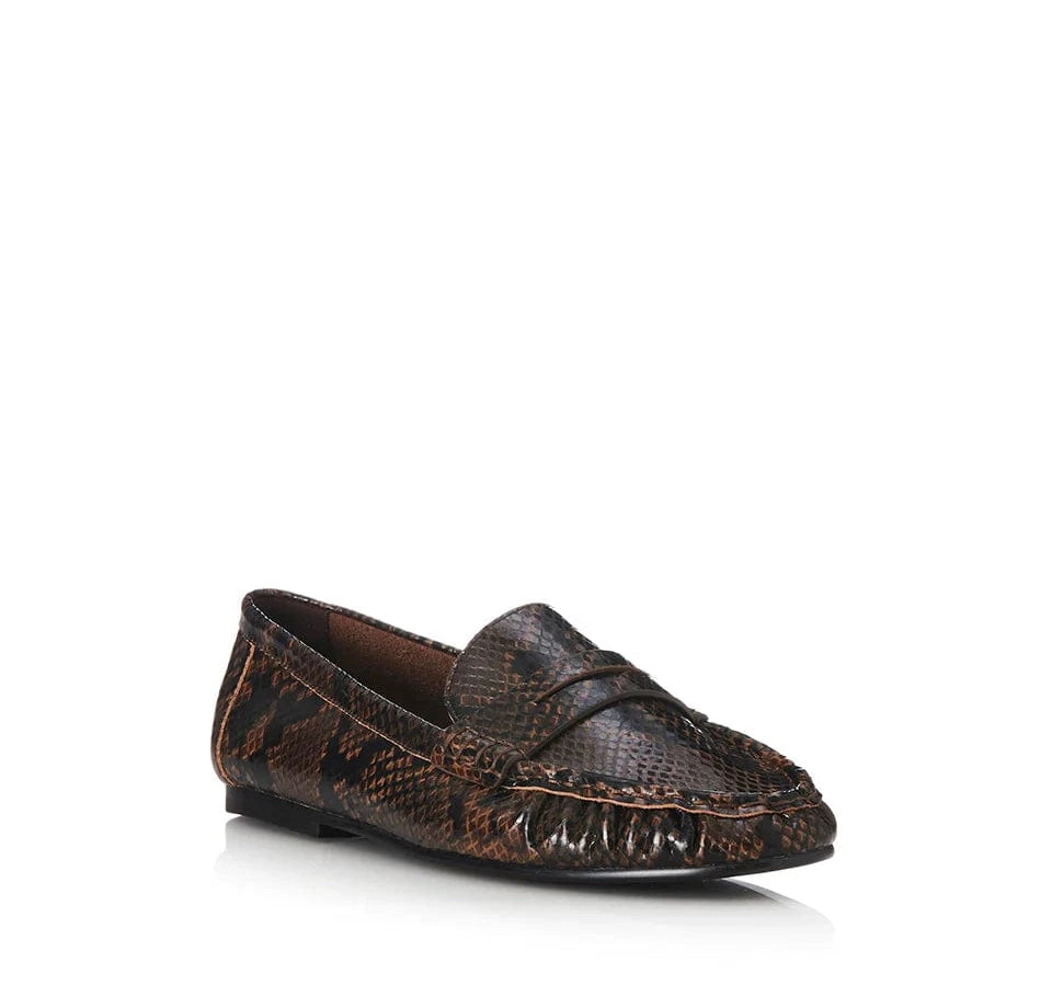 Alias Mae Flats Alias Mae | Ivana Loafer - Choc Snake