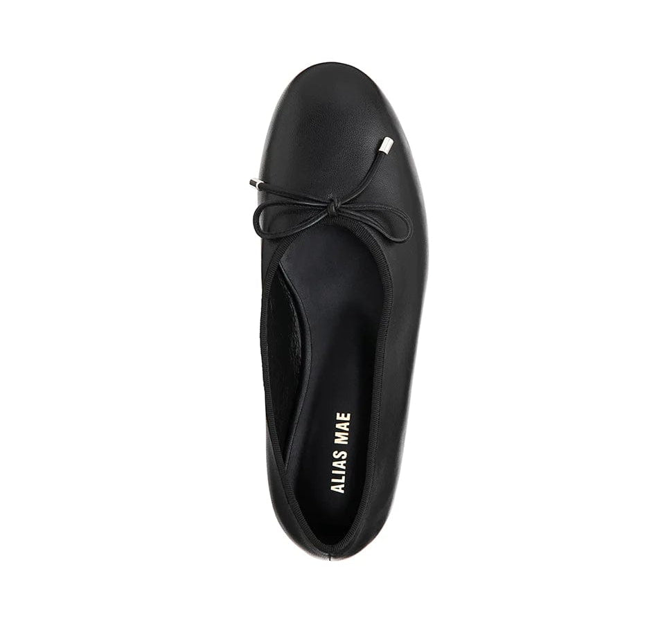 Alias Mae Flats Alias Mae | Pixie Ballet Flat - Black Leather