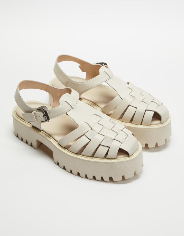 Alias Mae | Quince Sandals - Bone Leather  Alias Mae Footwear arbory-store.myshopify.com