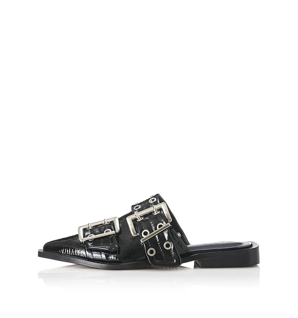 Alias Mae Footwear Alias Mae | Zinia - Black Crinkle Patent