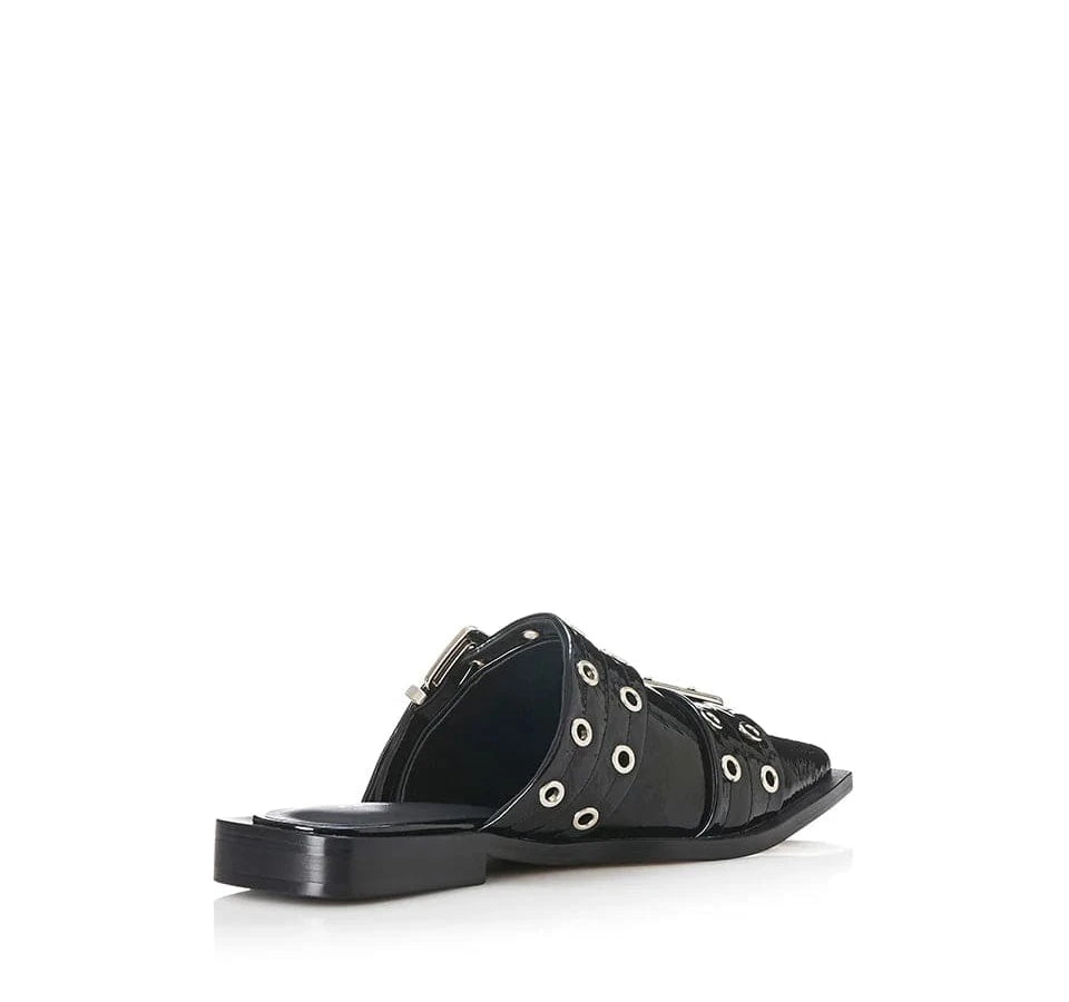 Alias Mae Footwear Alias Mae | Zinia - Black Crinkle Patent