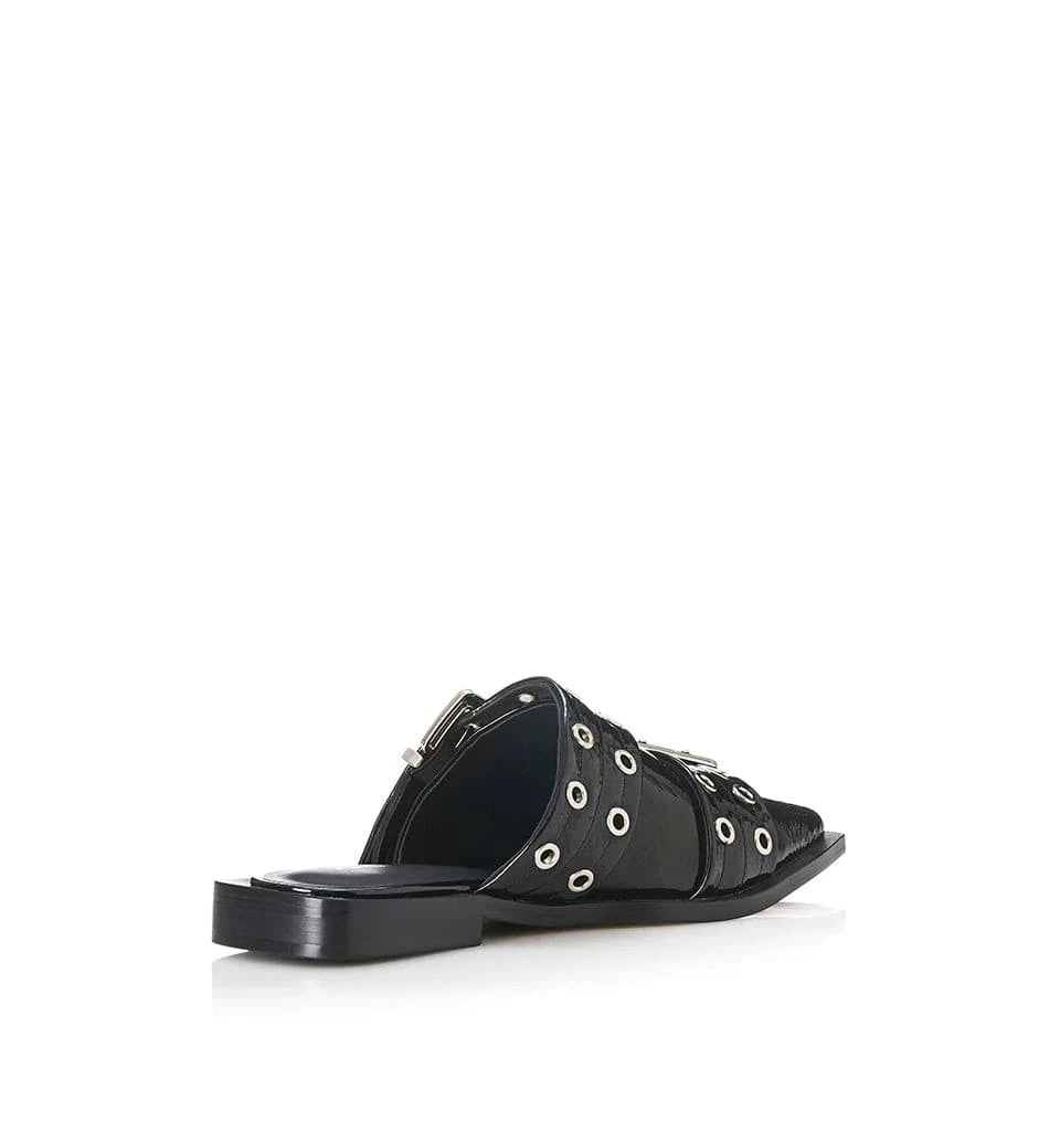 Alias Mae Footwear Alias Mae | Zinia - Black Crinkle Patent