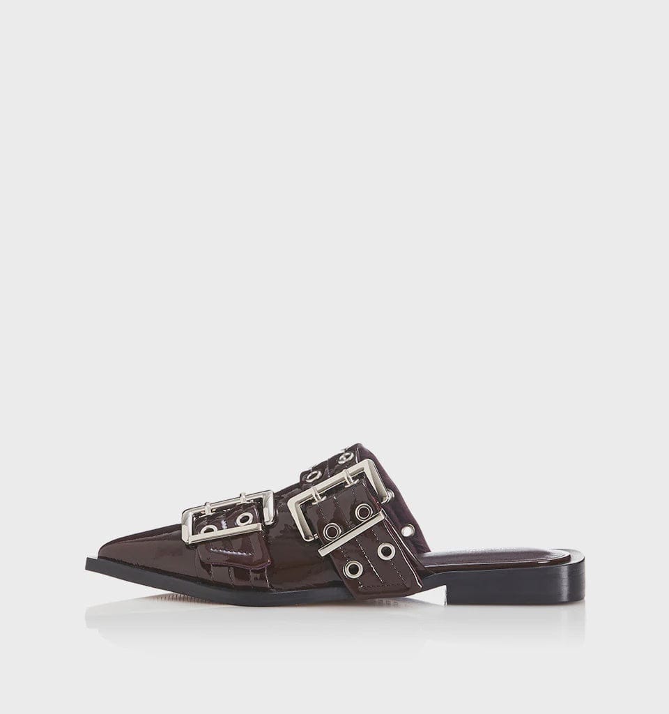Alias Mae Footwear Alias Mae | Zinia - Burgundy Crinkle Patent
