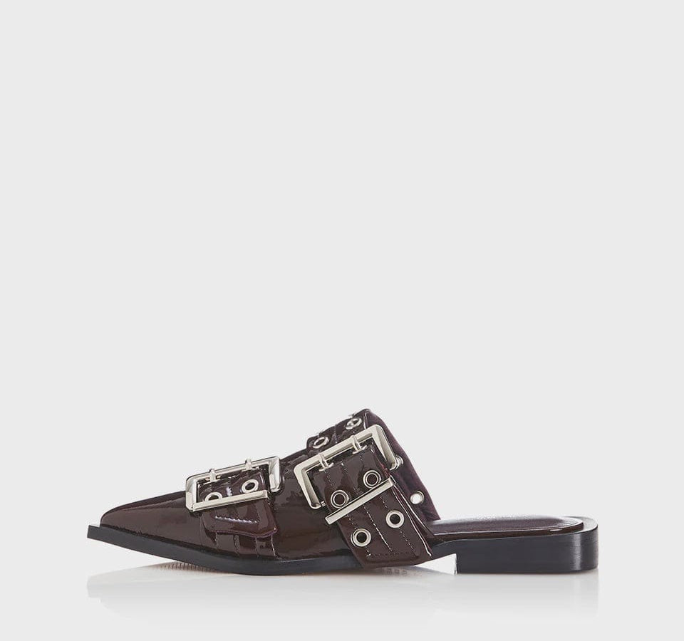 Alias Mae Footwear Alias Mae | Zinia - Burgundy Crinkle Patent