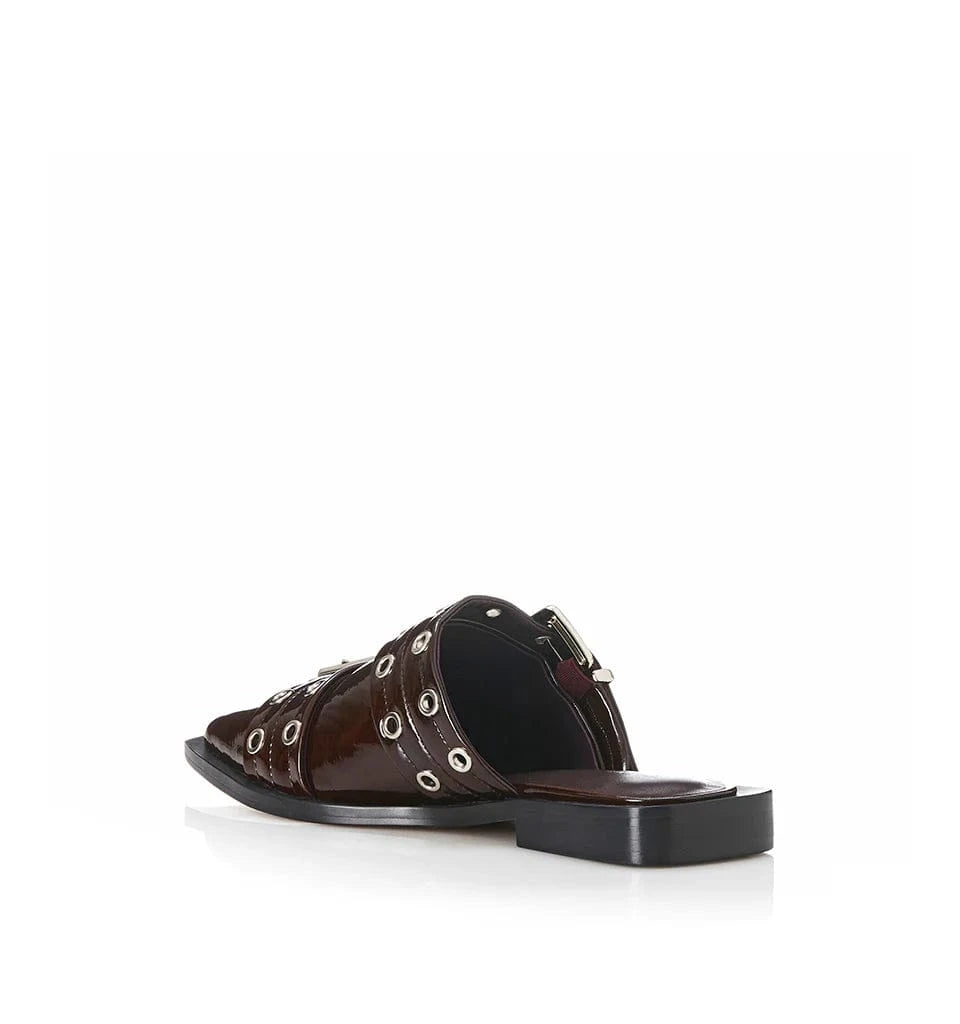 Alias Mae Footwear Alias Mae | Zinia - Burgundy Crinkle Patent