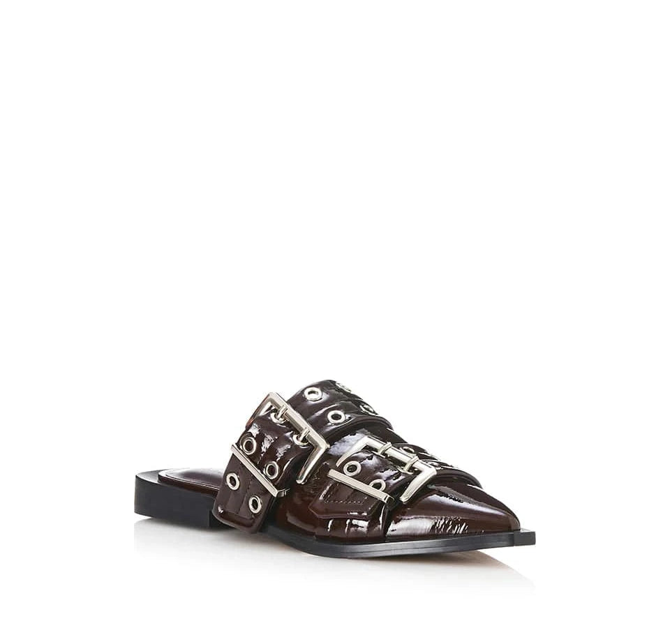 Alias Mae Footwear Alias Mae | Zinia - Burgundy Crinkle Patent