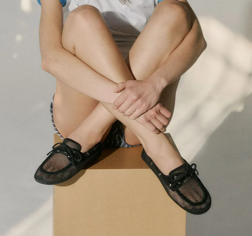 Alias Mae Footwear Teddy - Black Mesh