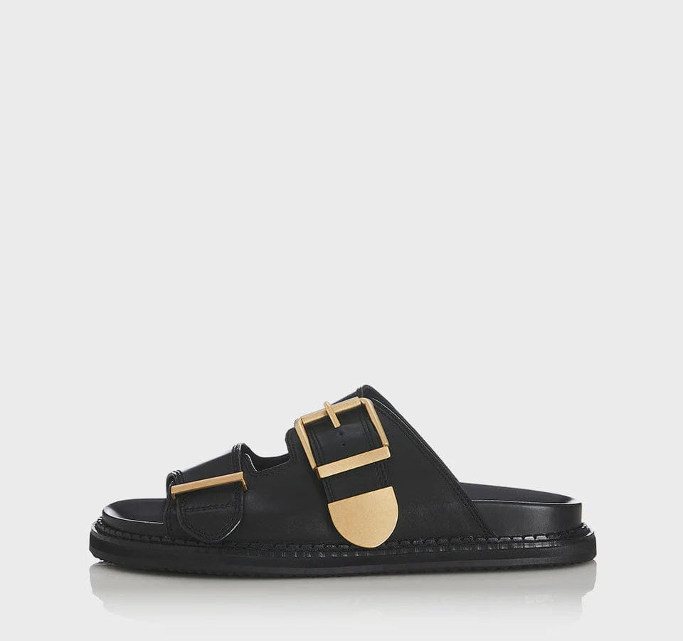 Alias Mae Sandals Alias Mae | Panama Sandal - Black Leather