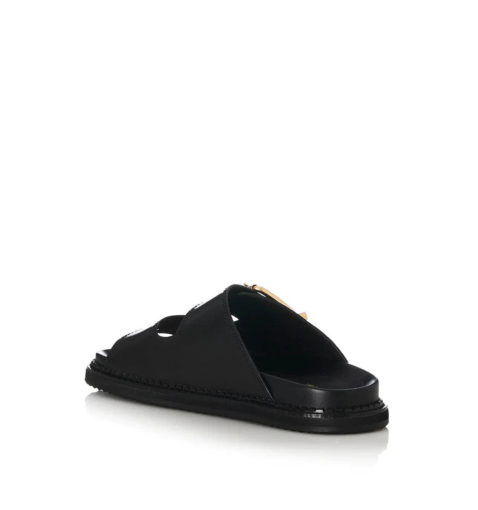 Alias Mae Sandals Alias Mae | Panama Sandal - Black Leather