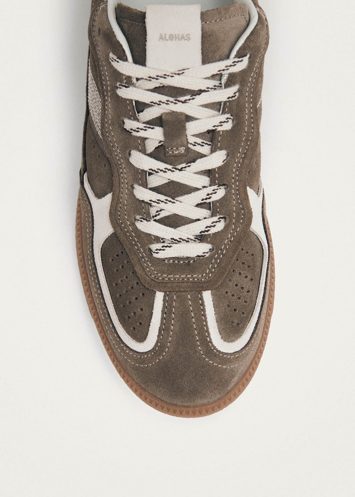 Alohas Sneakers Rife Taupe Leather Sneakers