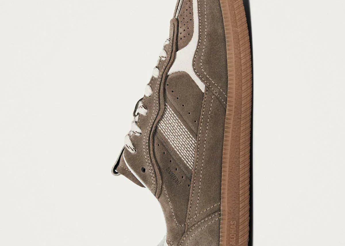 Alohas Sneakers Rife Taupe Leather Sneakers