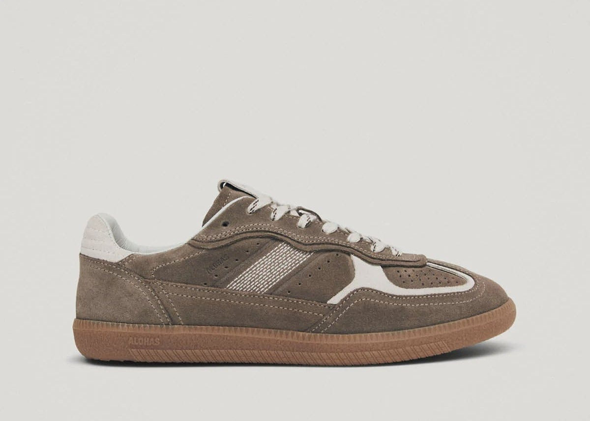 Alohas Sneakers Rife Taupe Leather Sneakers