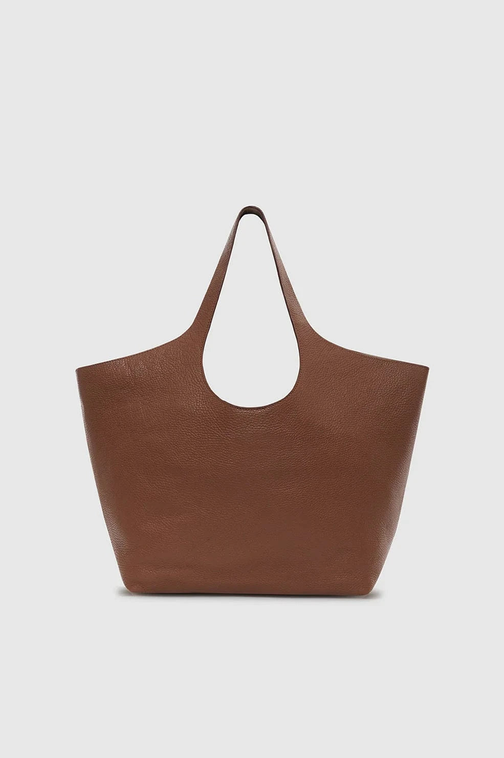 Anine Bing Bags Anine Bing | Lili Tote - Cognac Pebbled