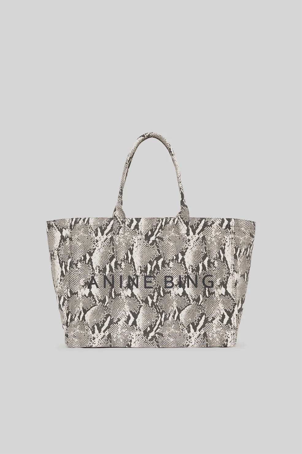 Anine Bing Bags Leo Canvas Tote - Python