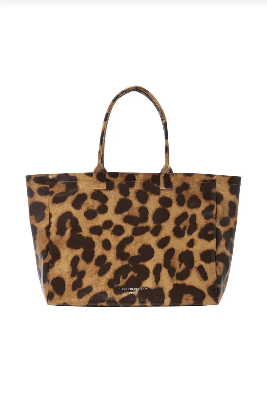 Anine Bing Bags Leo Coated Canvas Tote - Leopard