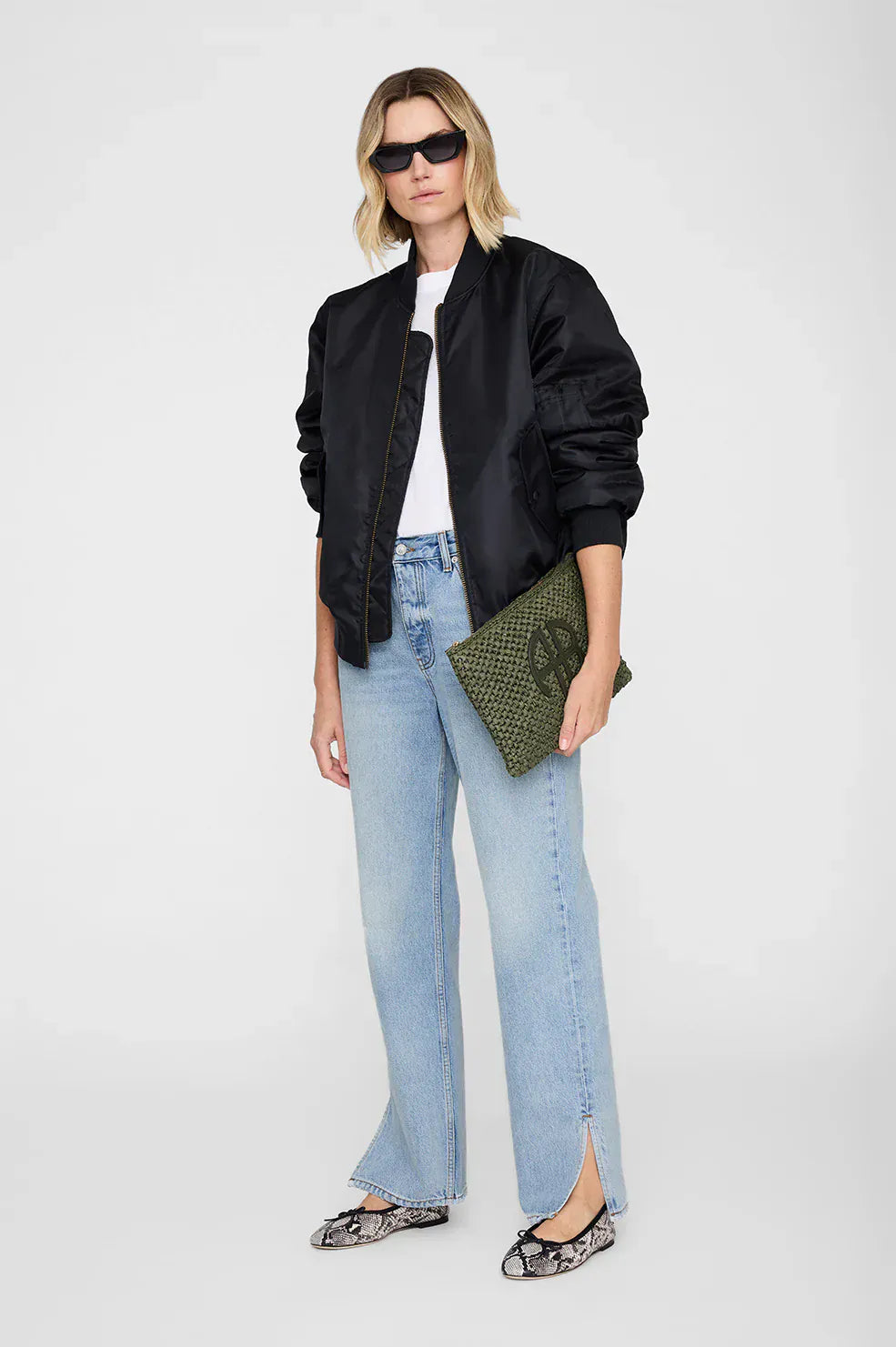 Anine Bing Bags Rio Pouch - Olive