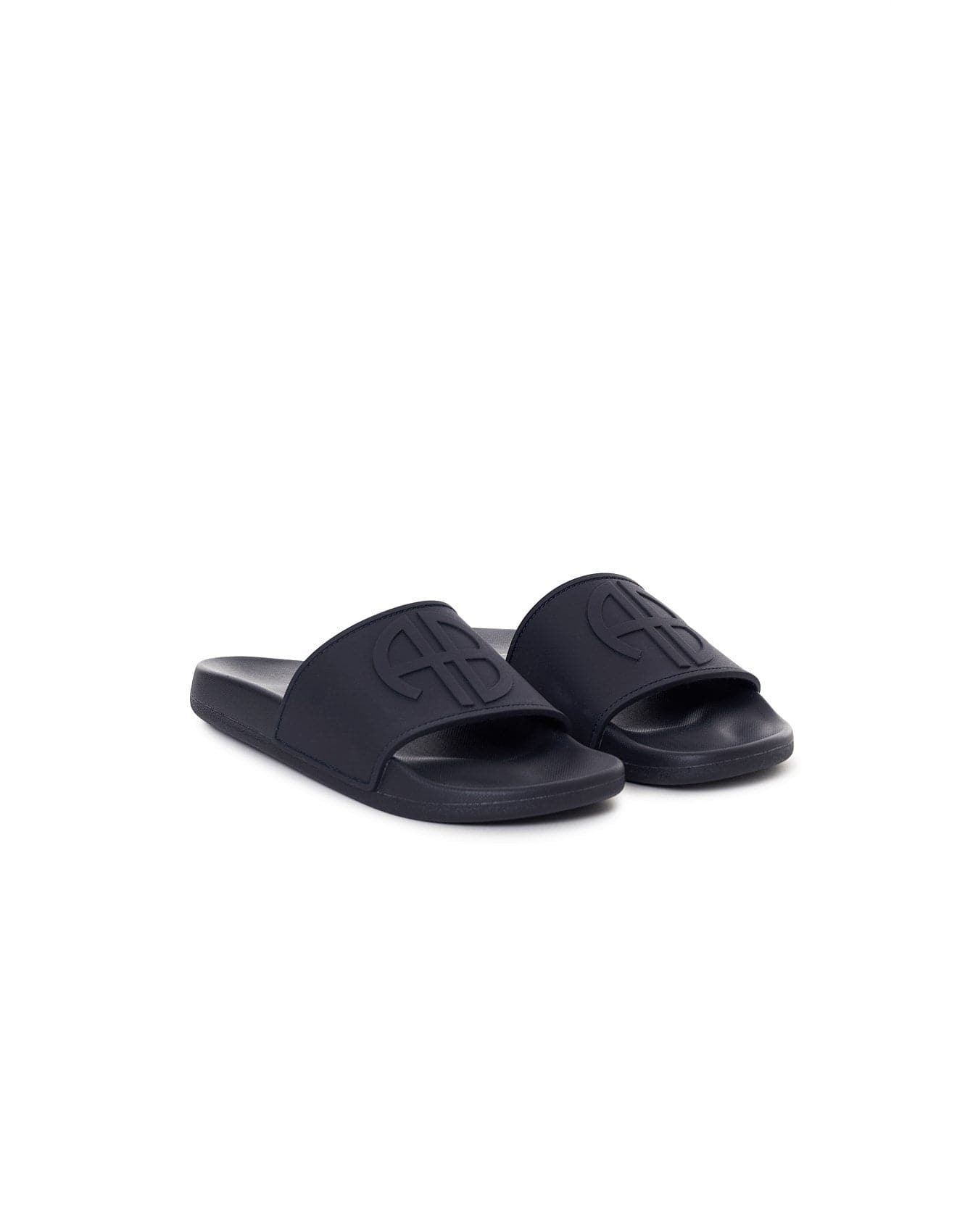 Anine Bing Footwear Isla Slides - Marine Blue