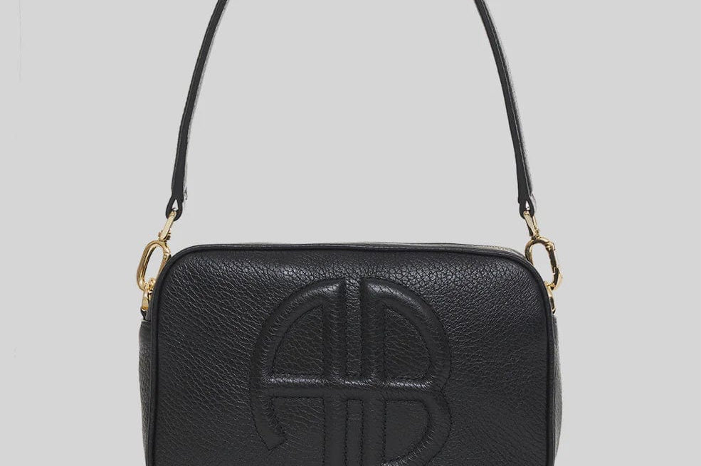 Anine Bing Handbags - Small Anine Bing | Lili Bag - Black Pebbled