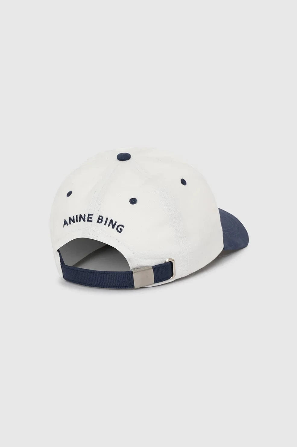 Anine Bing Hats/Headpieces Anine Bing | Jeremy Baseball Cap - Ivory/ Navy