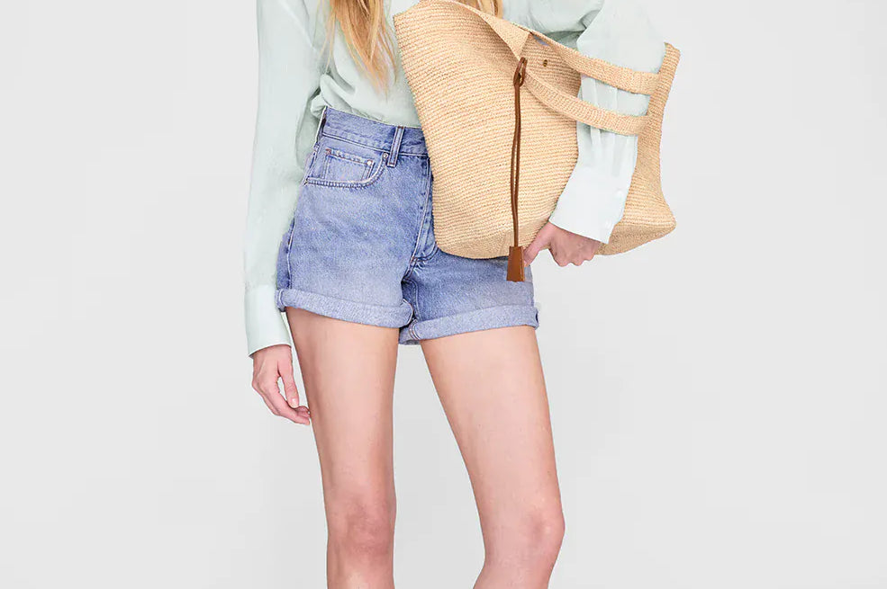 Anine Bing Hats/Headpieces Cabana Bucket Hat - Natural