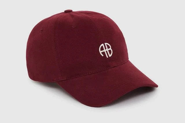 Anine Bing Hats/Headpieces Jeremy Baseball Cap AB - Cabernet