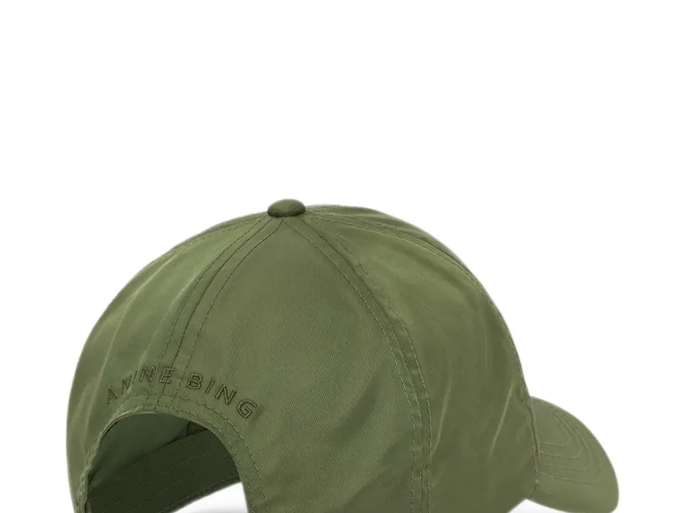 Anine Bing Hats/Headpieces Jeremy Baseball Cap AB Nylon - Army Green